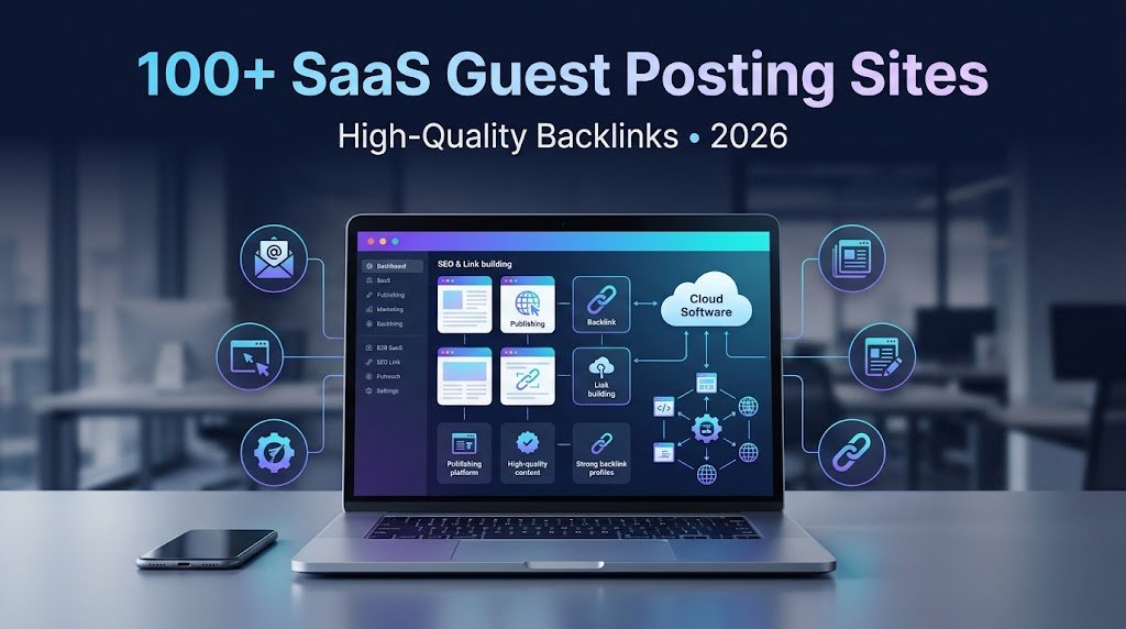 100+ SaaS Guest Posting Sites List for High-Quality Backlinks (2026)