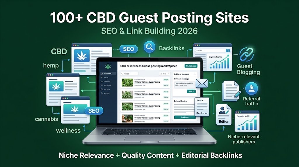 CBD Guest Posting Sites