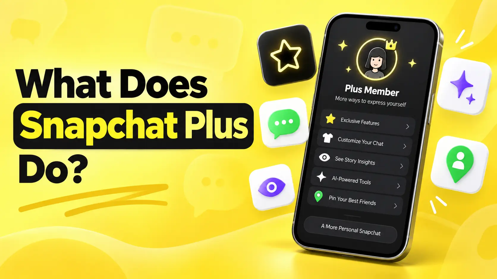 what does snapchat plus do